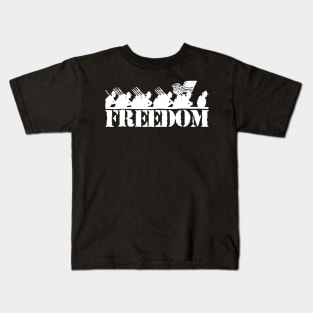 The Price for Freedom Soldier March Kids T-Shirt